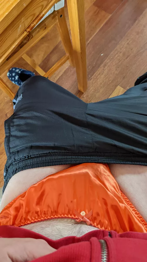 Lovely orange satin!