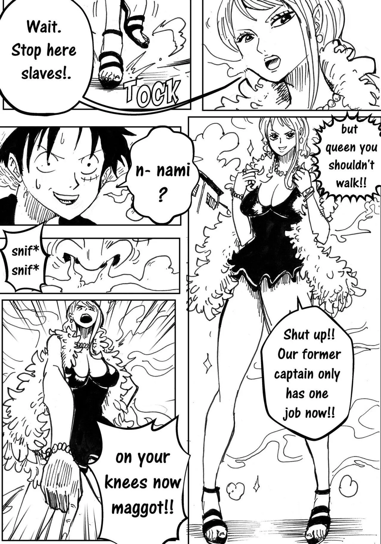 Luffy is her bitch