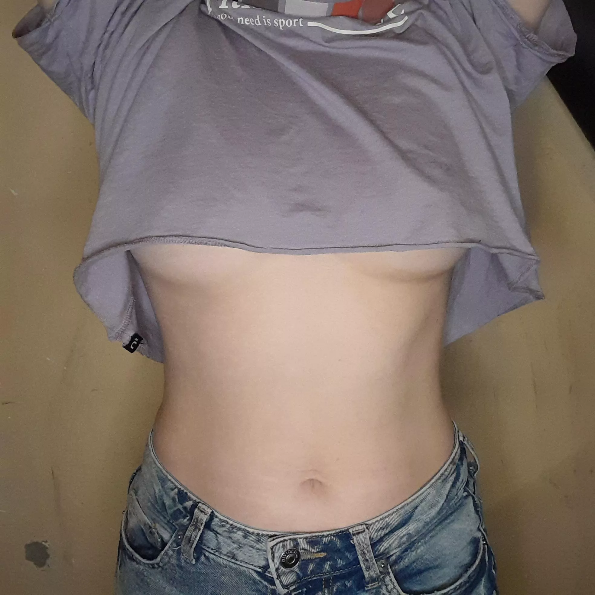 Maybe I shouldn't stretch with this shirt on