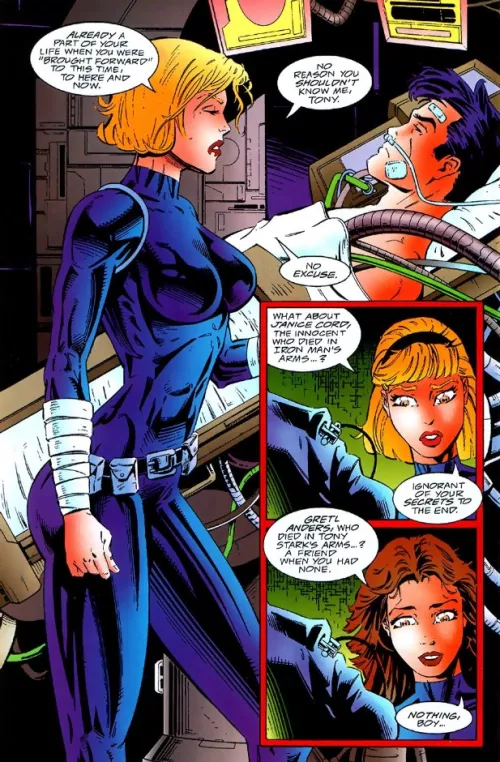 Meredith's Body [Age of Innocence: The Rebirth of Iron Man]