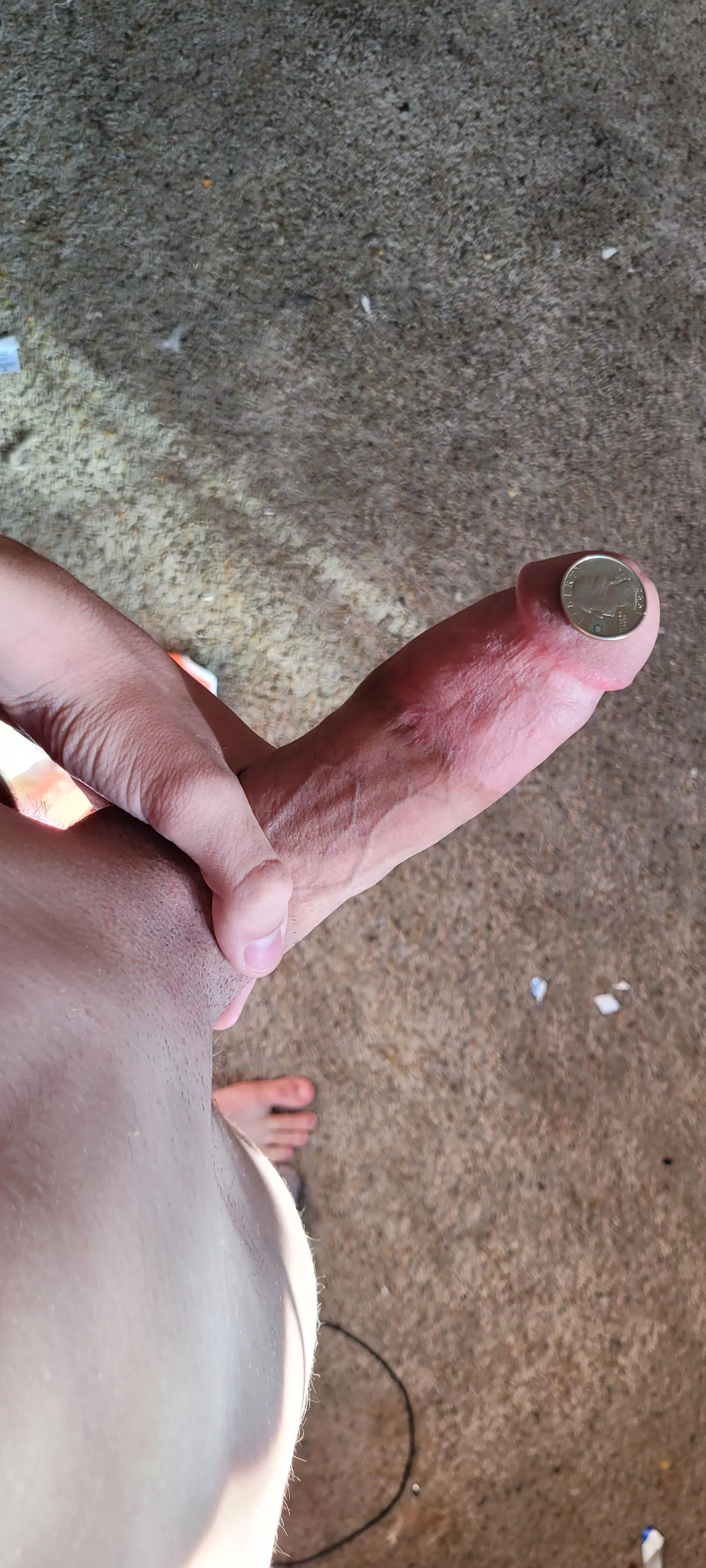 my dick makes quarters look like dimes