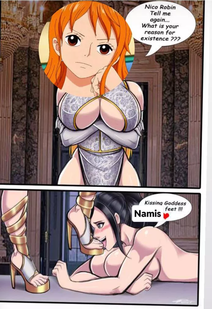 Nami bitching robin😂