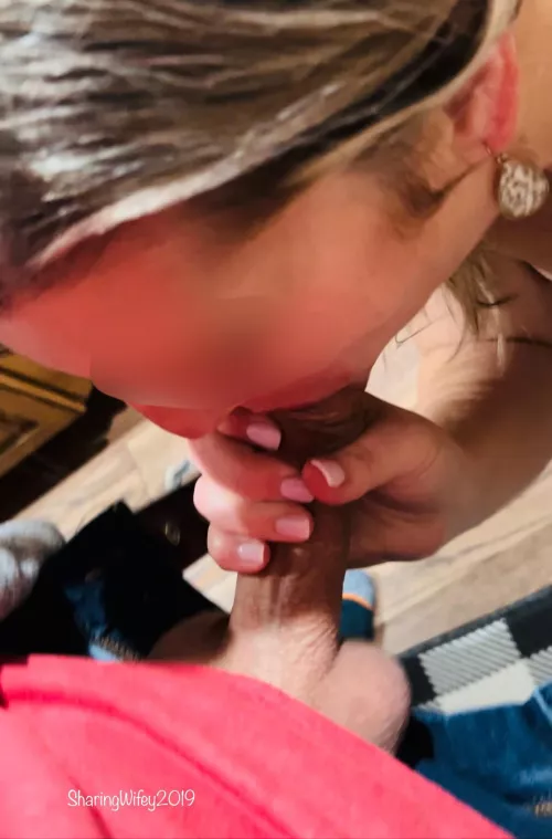 She’d be thankful if this was your cock in her mouth..