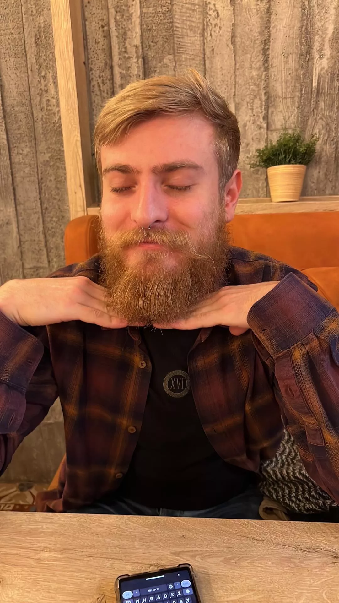 Still blushing from the cold wind