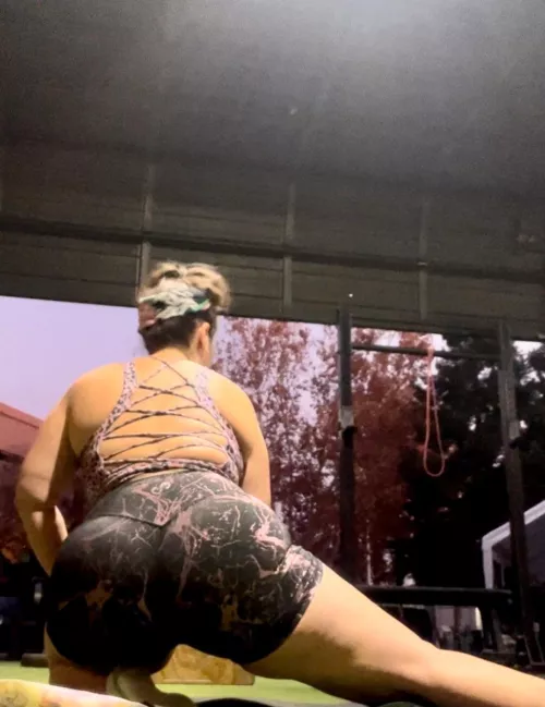 Stretching after squat day