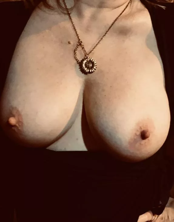 Thankful they’re still perky!