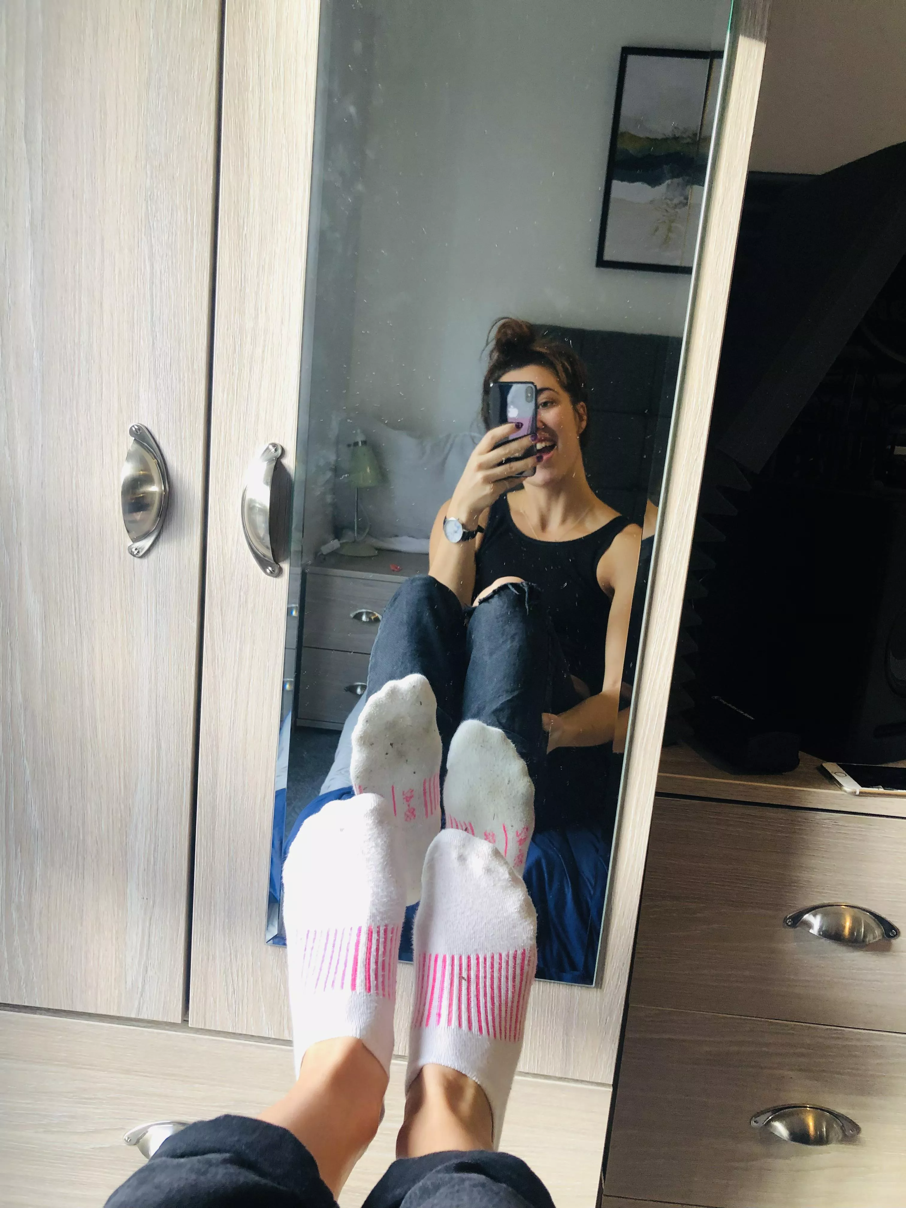 The pink stripes are soooo sexy 🥺