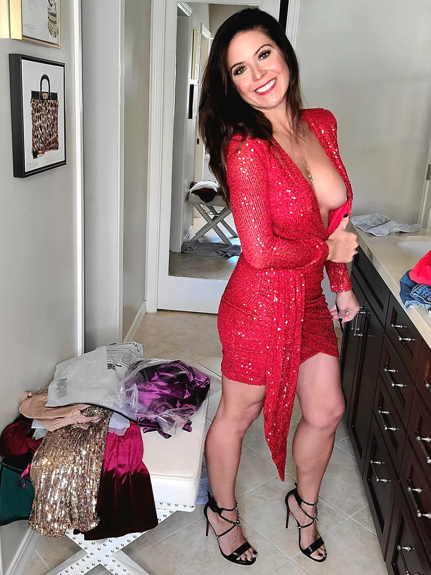 Think my dress is enough holiday cheer? (46F)