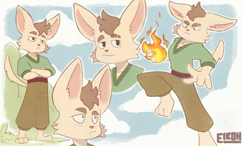 This is the main character of my story, Serik!