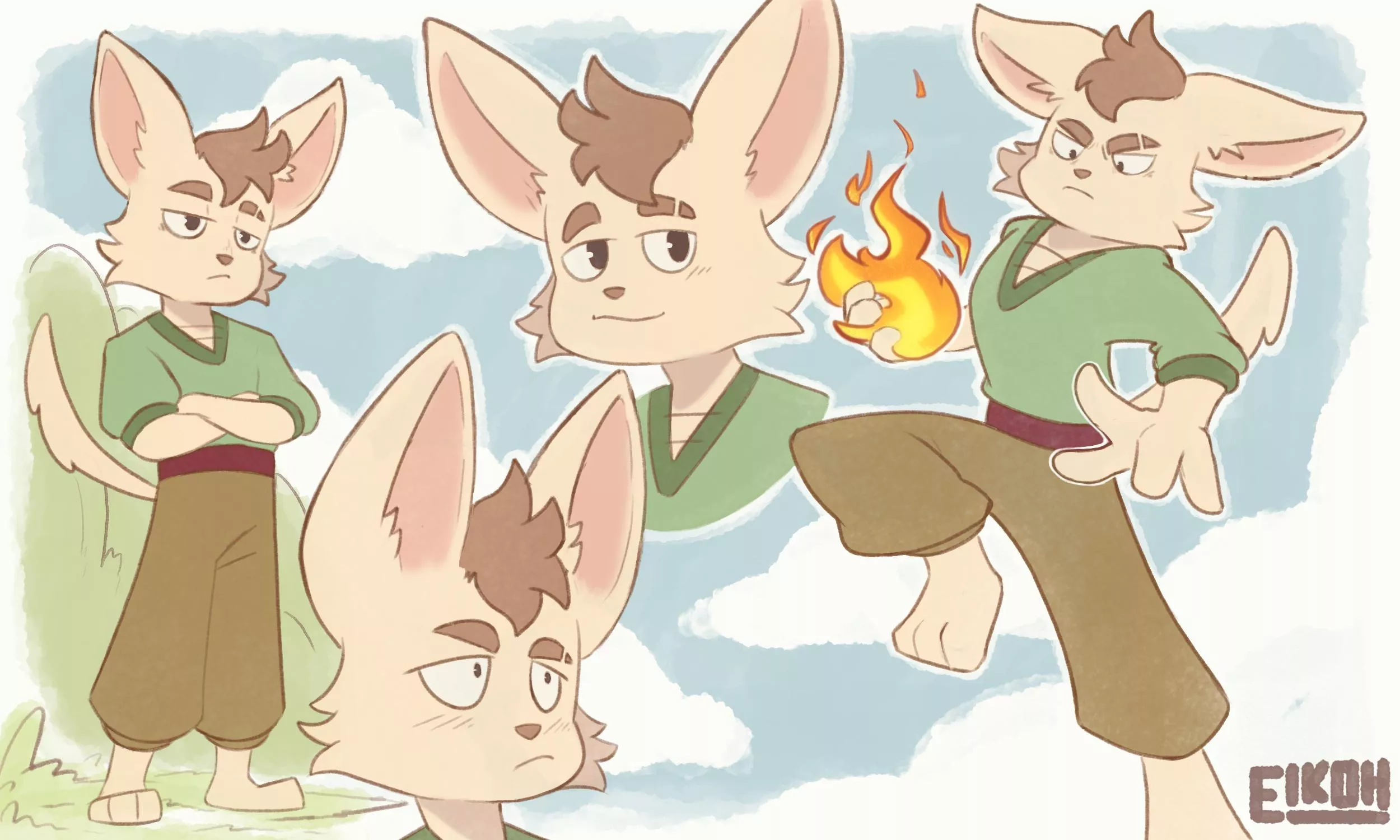 This is the main character of my story, Serik!