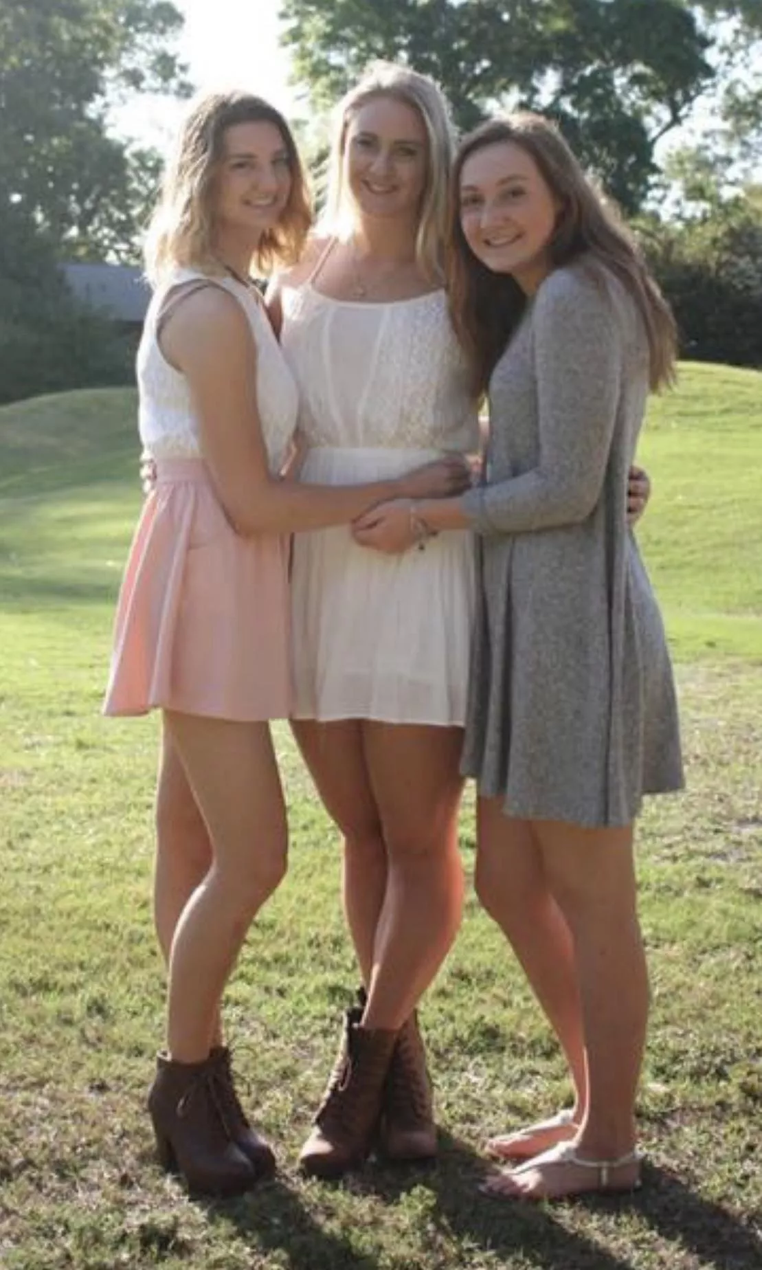 Thoughts on how you would rank my sister on the right and her friends?