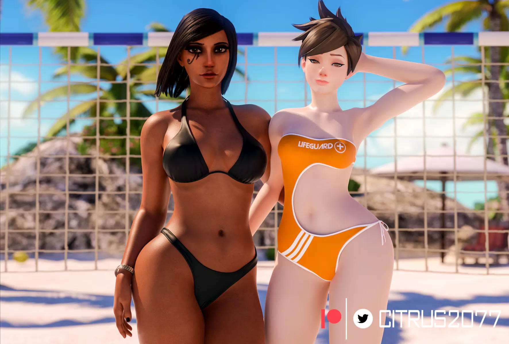 Tracer & Pharah (Citrus2077)