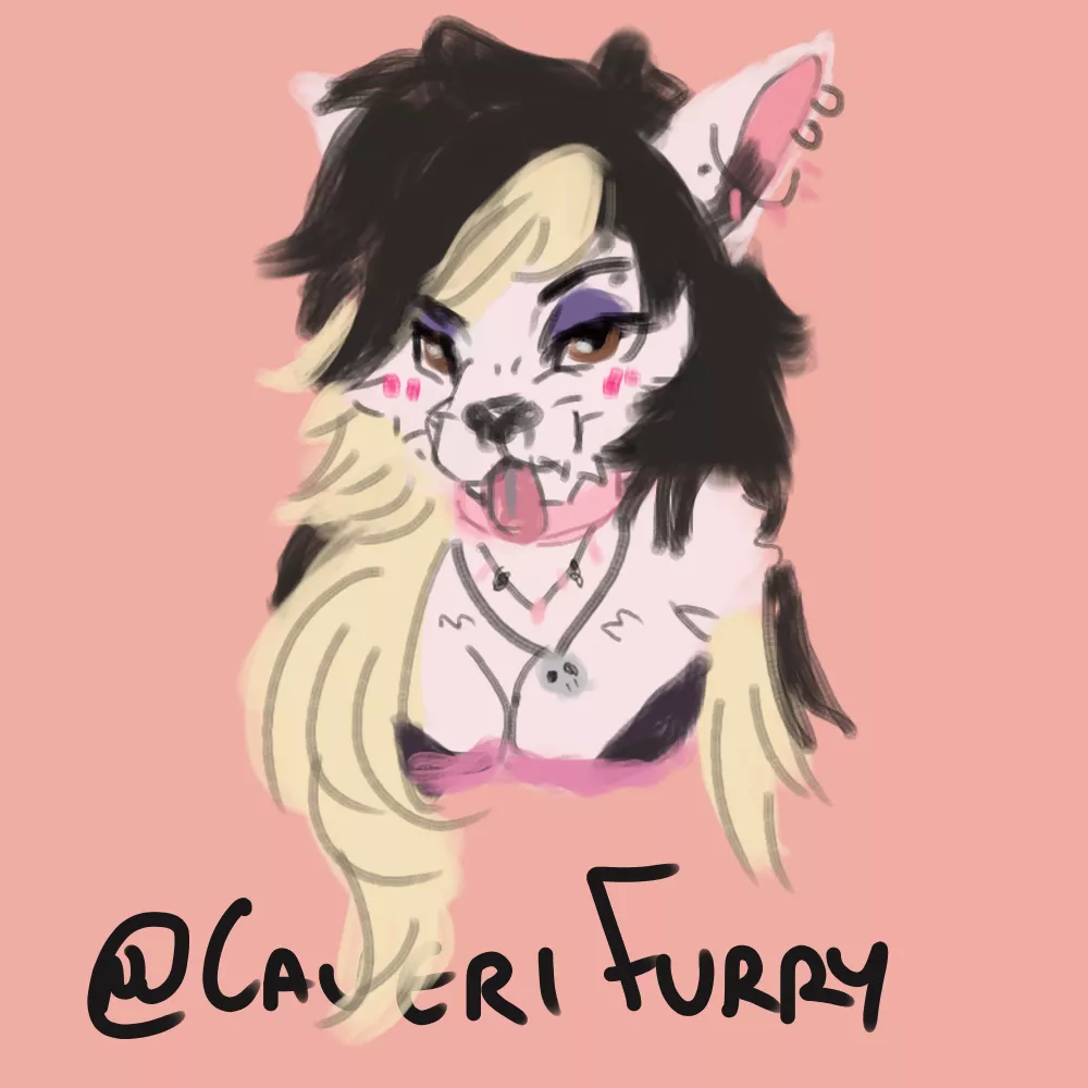 u/CaveriBunny made this really cute sketch of my oc! I hope yall also like it :3