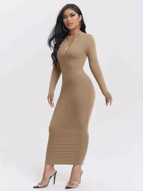 very long dress 🤎