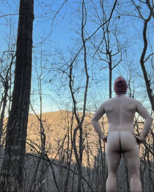 Went off trail and got undressed