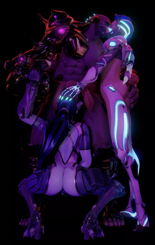 Widowmaker & Sombra with Doomfist (Horseboot3D)