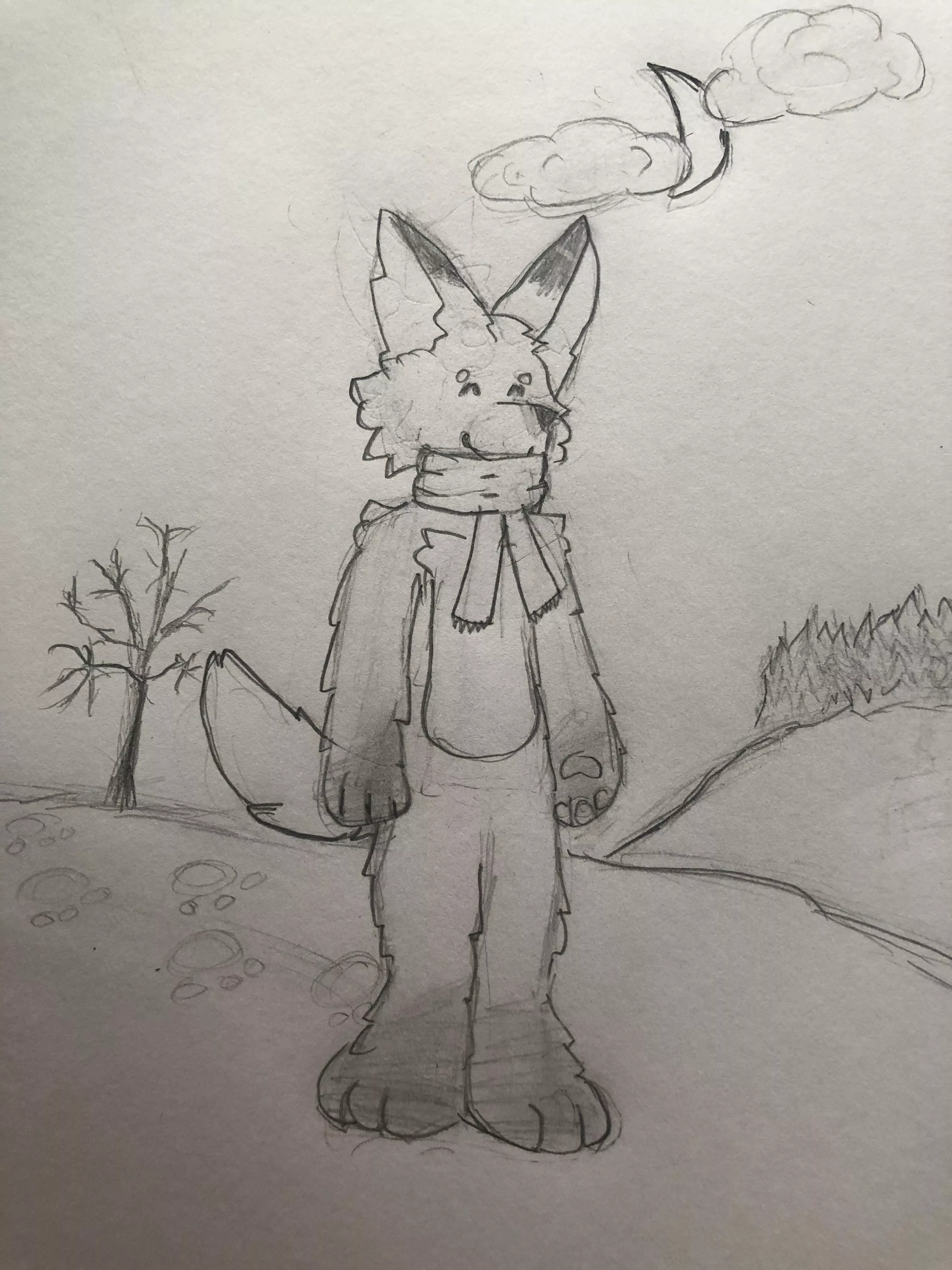 Winter wonderland (art by me)