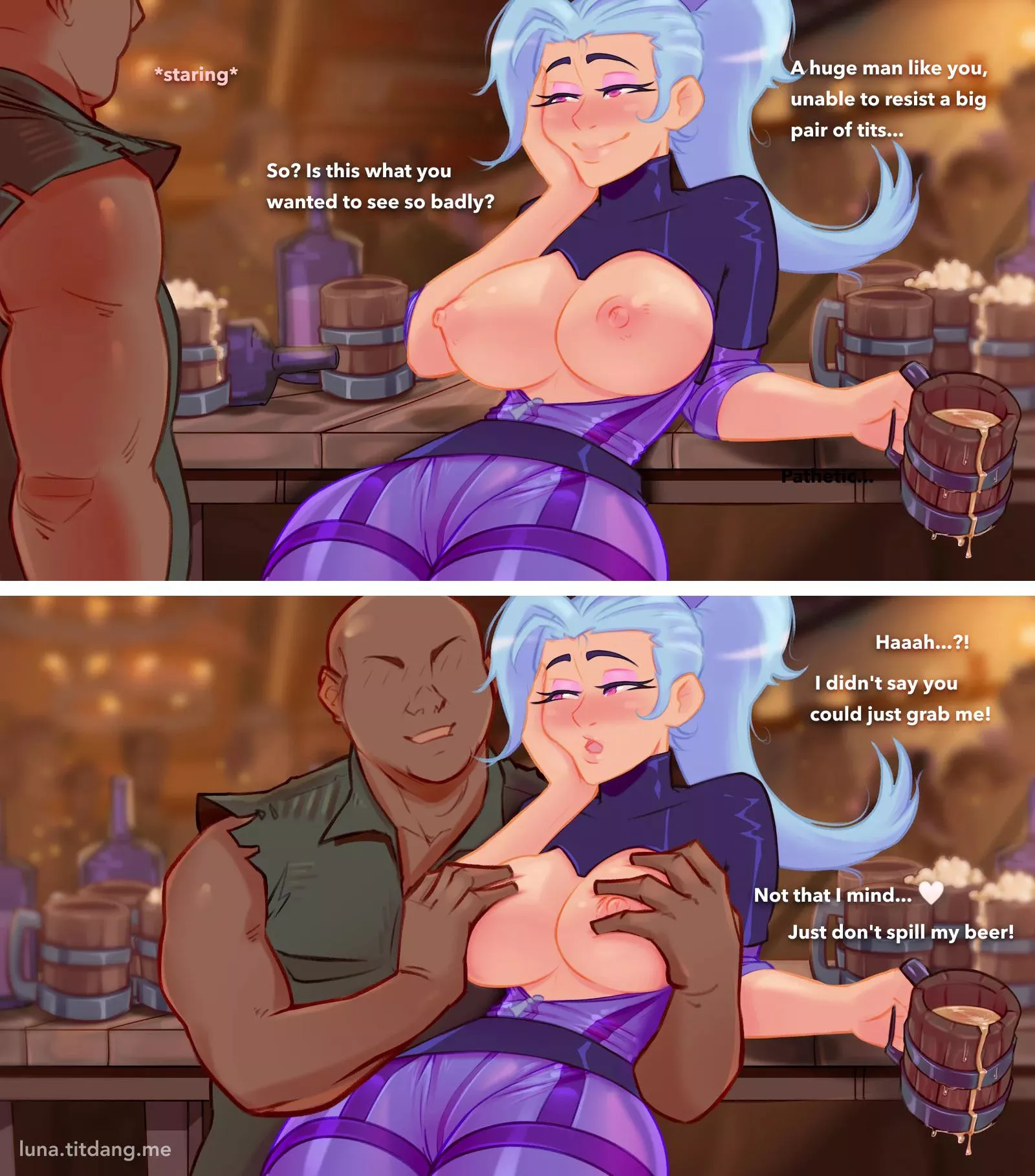 Would you grab those tits? v0.26 public release Luna in the Tavern