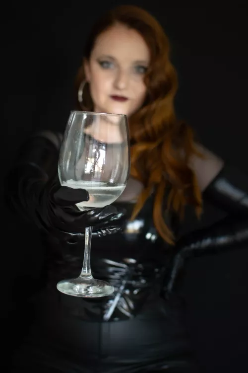 Would You like a sip? Water and saliva