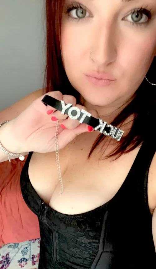 You belong to be collared and used as entertainment, fuck toy.