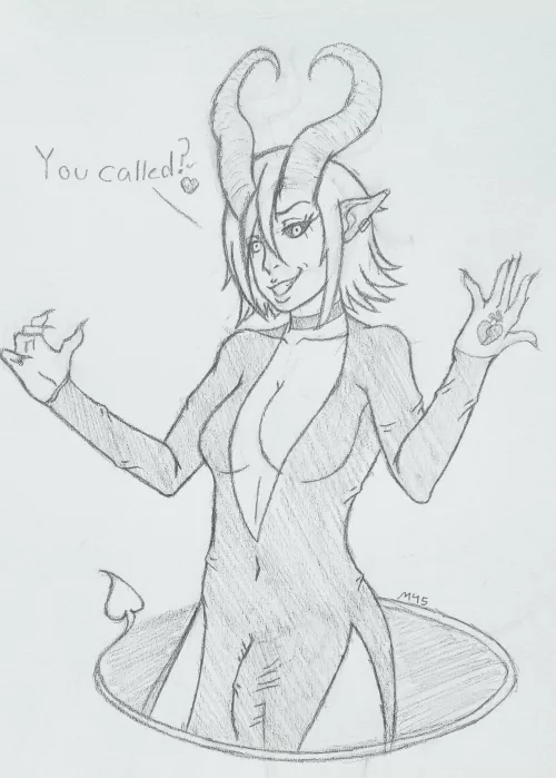 You Called? [art by me]