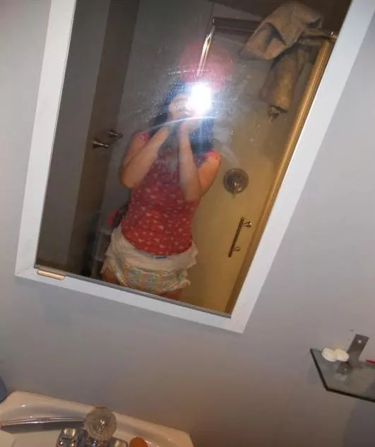 11 years ago. No idea how many diapers this was!!!