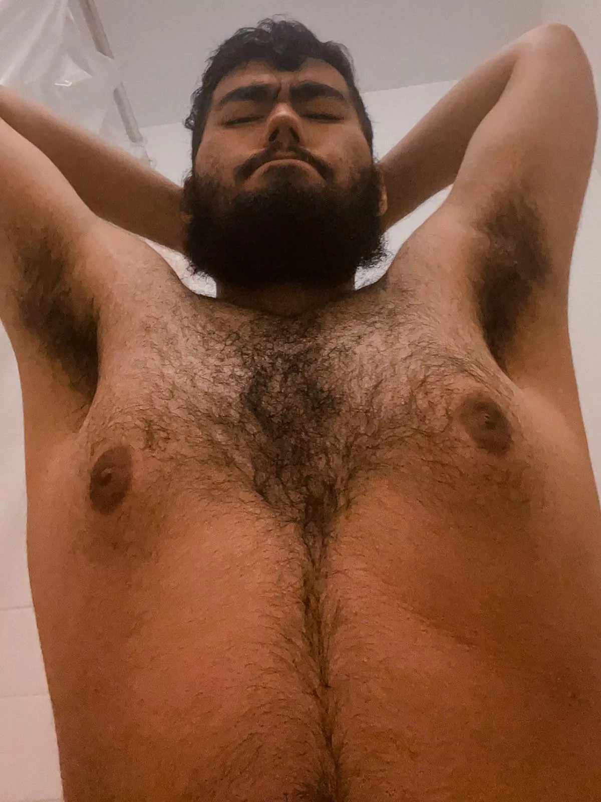 20. About to shower.