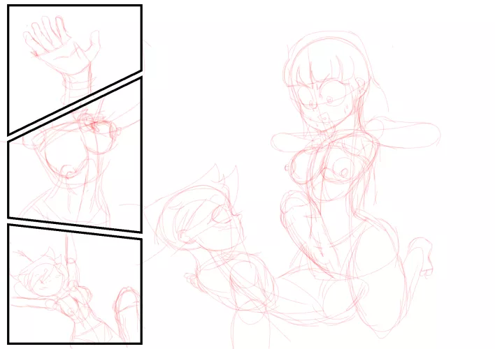 a futanari art for december 1st made by me,still not finished