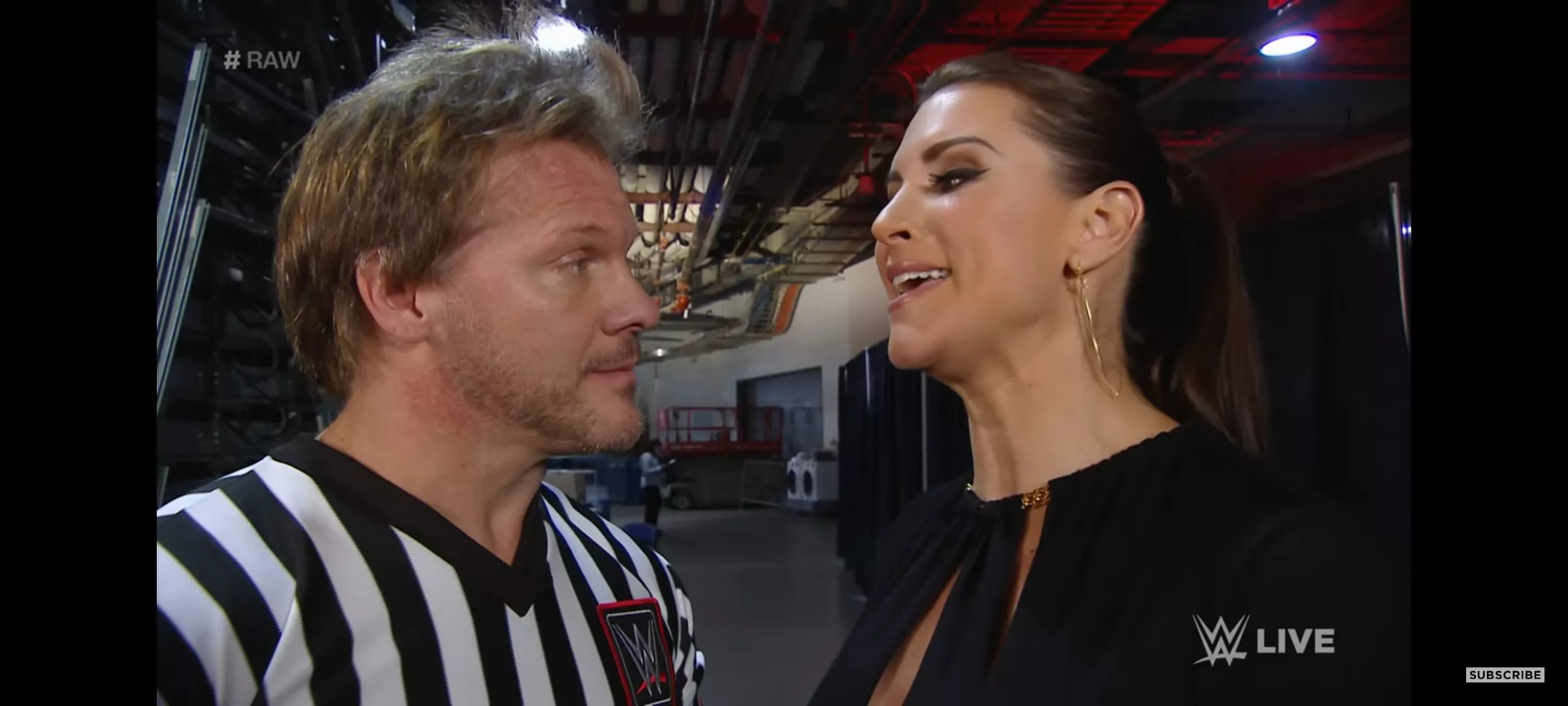 Always knew Stephanie was taller than Jericho