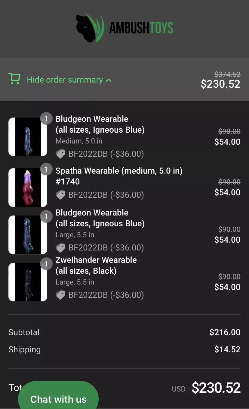 Ambush Toys 40% off I went nuts husband is getting these for Christmas. 😉 Kink is strong my wallet not so much.