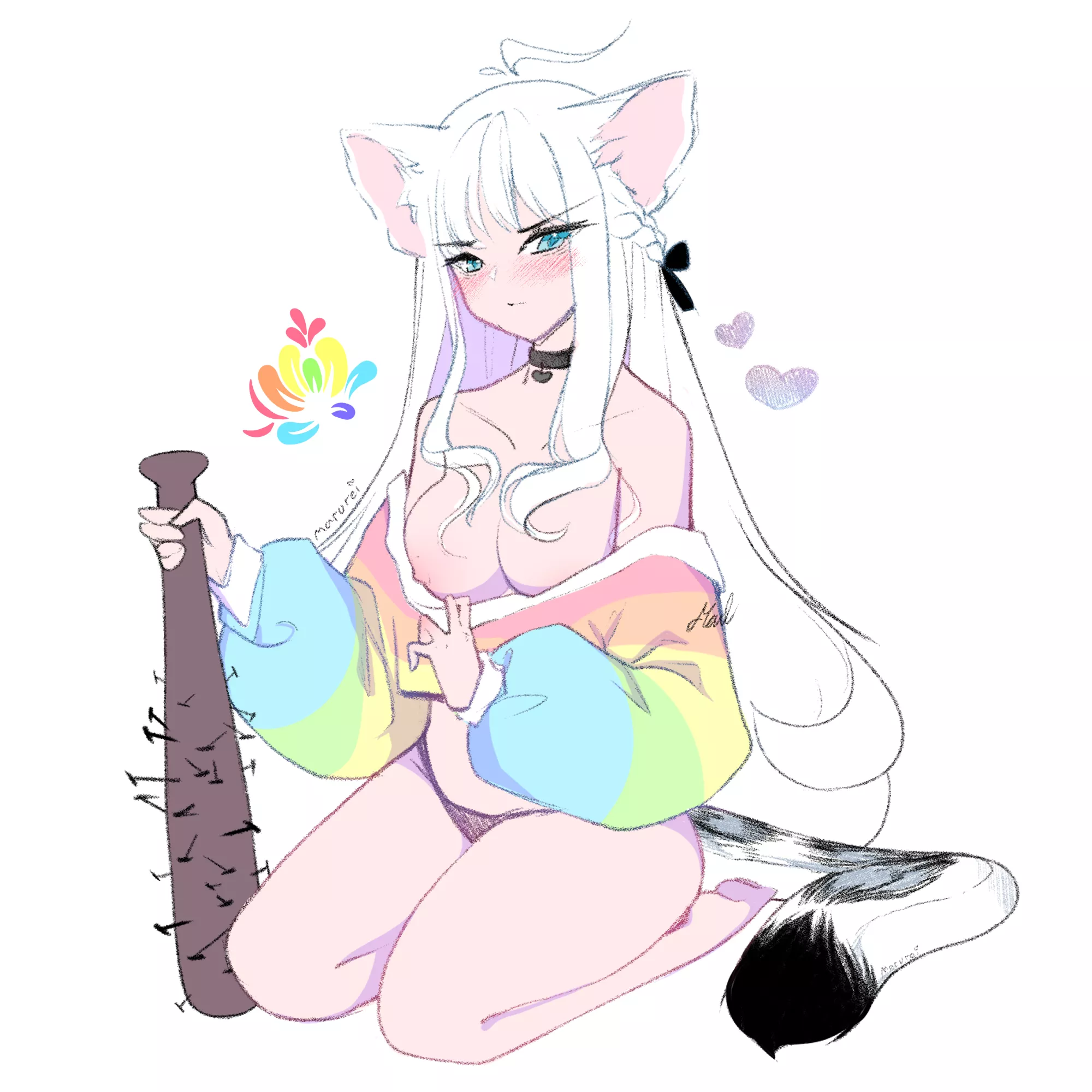 As cute as she is, don't get her mad or else! [Art: Marurei]