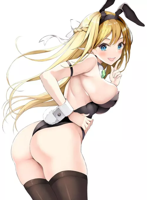 Blonde Bunny feeling naughty..