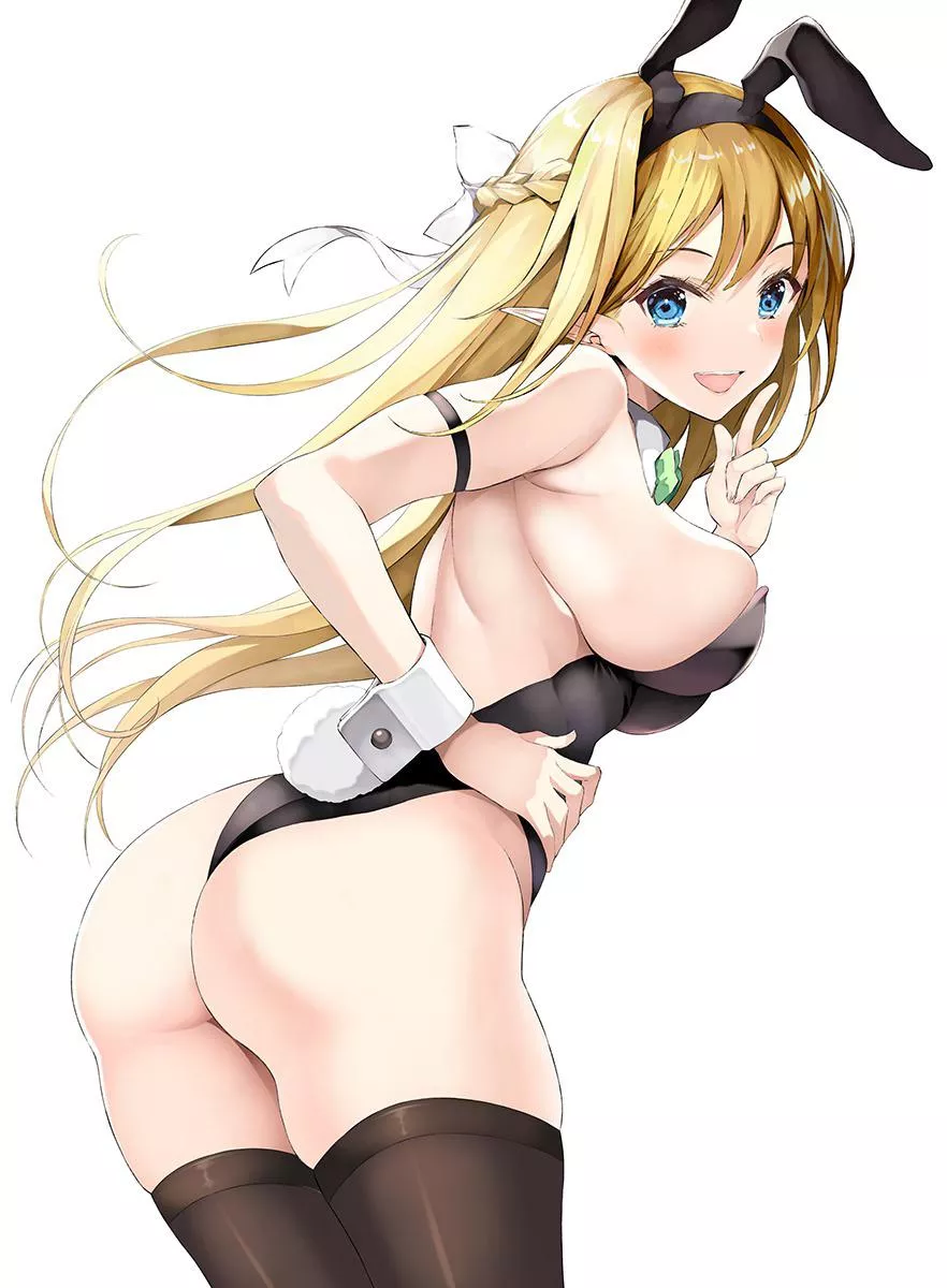 Blonde Bunny feeling naughty..