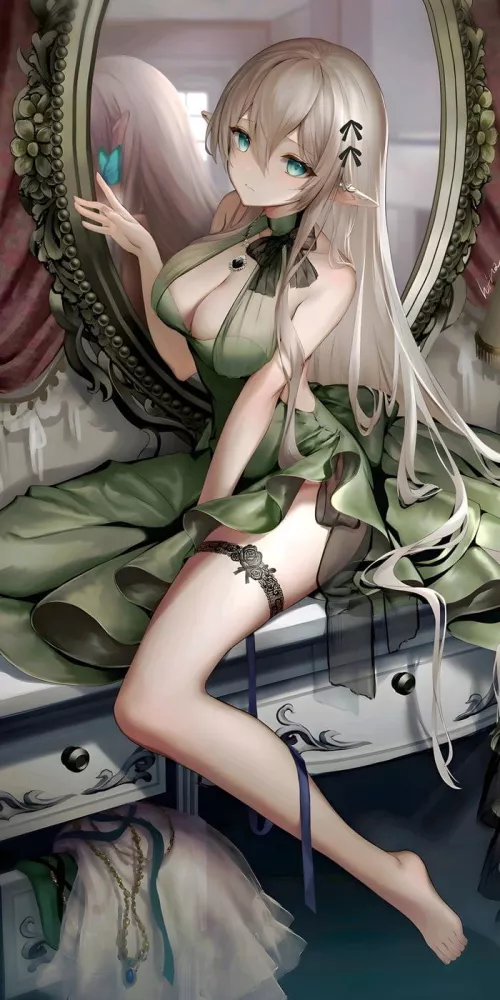 Bored af, playing with a butterfly..