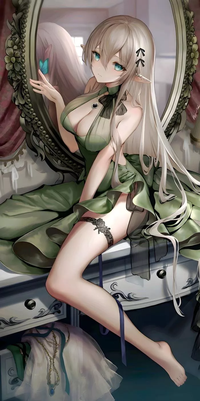 Bored af, playing with a butterfly..