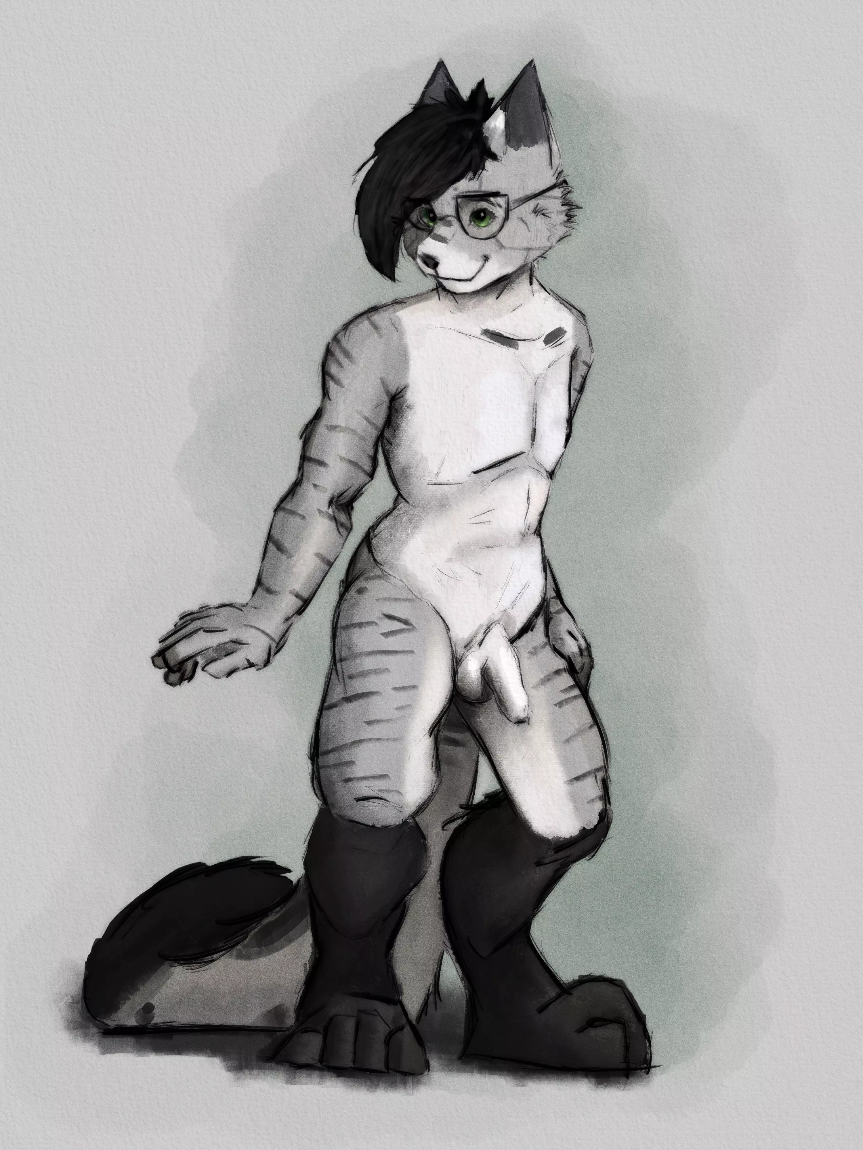 Cat Pinup (art by me)