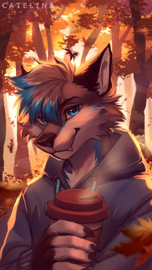 Comm for @KnoxTheWolf - Art by me (my commissions are open!)