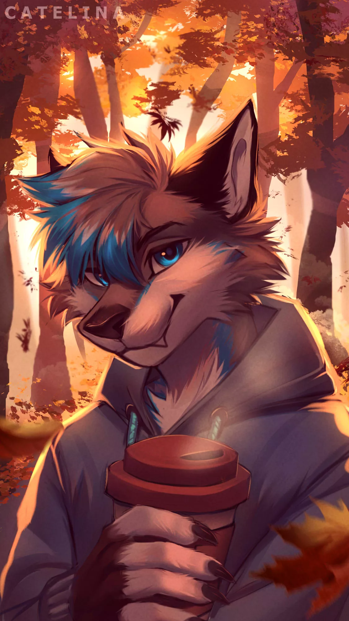 Comm for @KnoxTheWolf - Art by me (my commissions are open!)