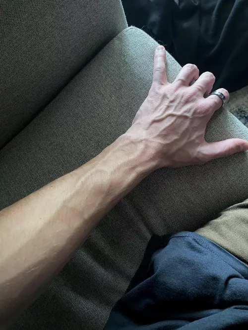 cooking all day really made the veins pop
