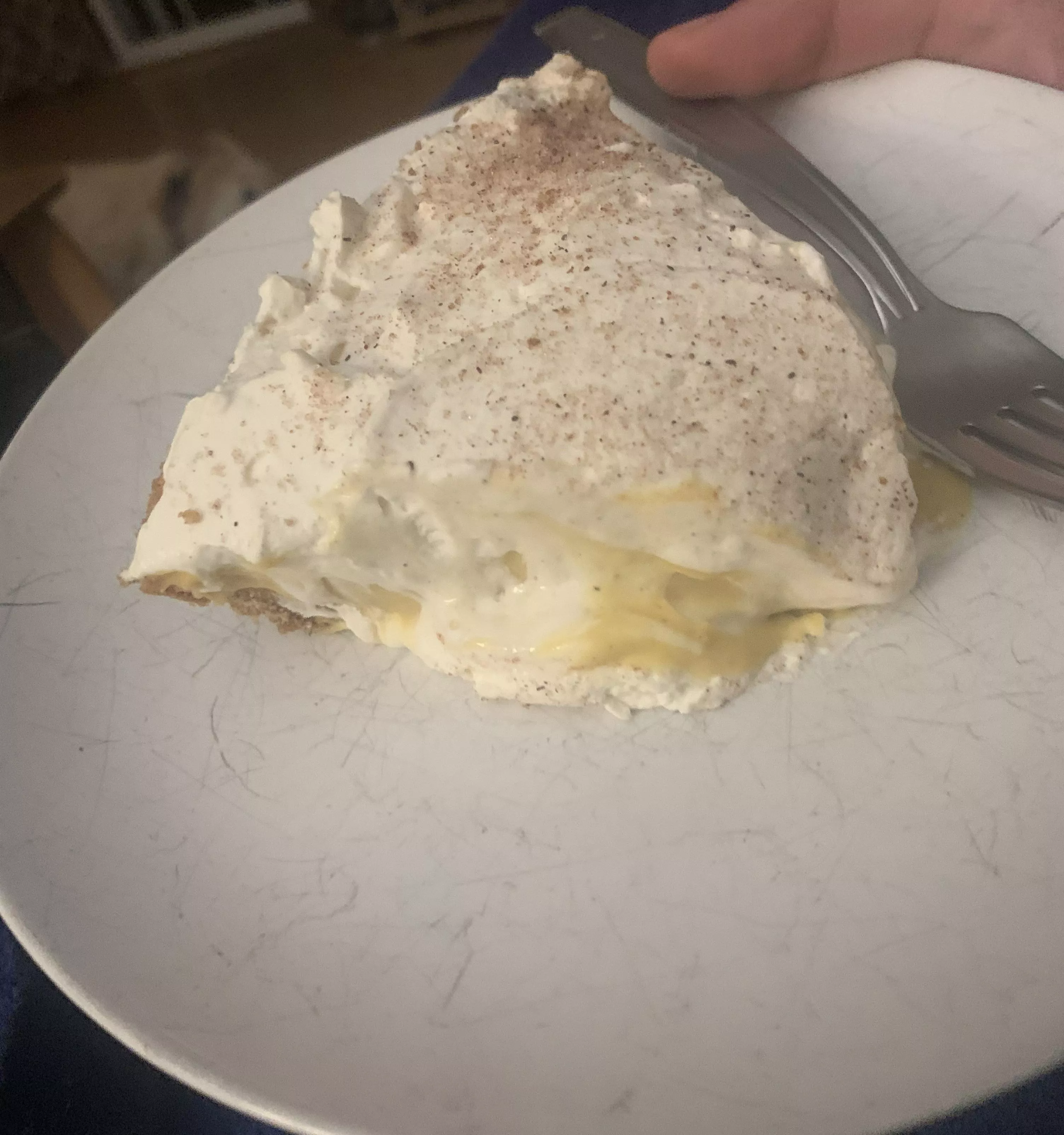 Delicious cream pie 🤤