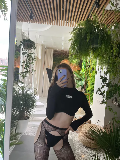 Do you like your 18 years old girl in that outfit?...I am ready for our dirty things hehe