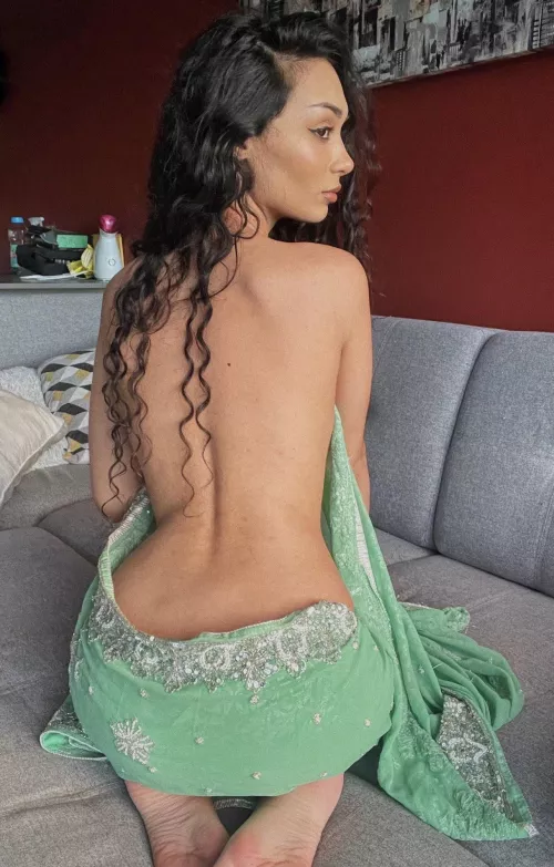 Does anyone here actually like brown girls in sarees? [OC]