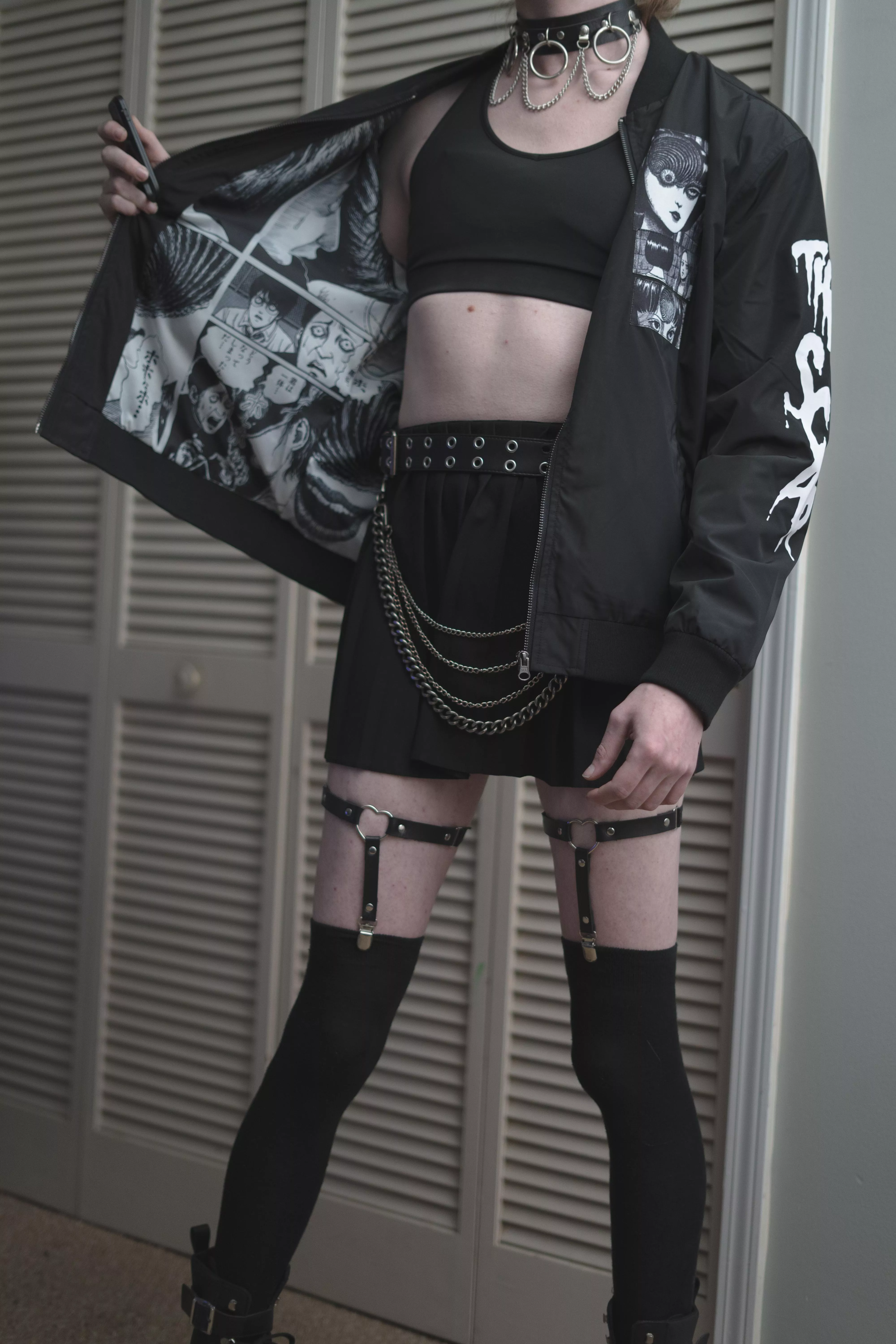 Got a cool new Junji Ito bomber jacket