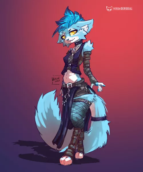 Goth Laura (art by me)