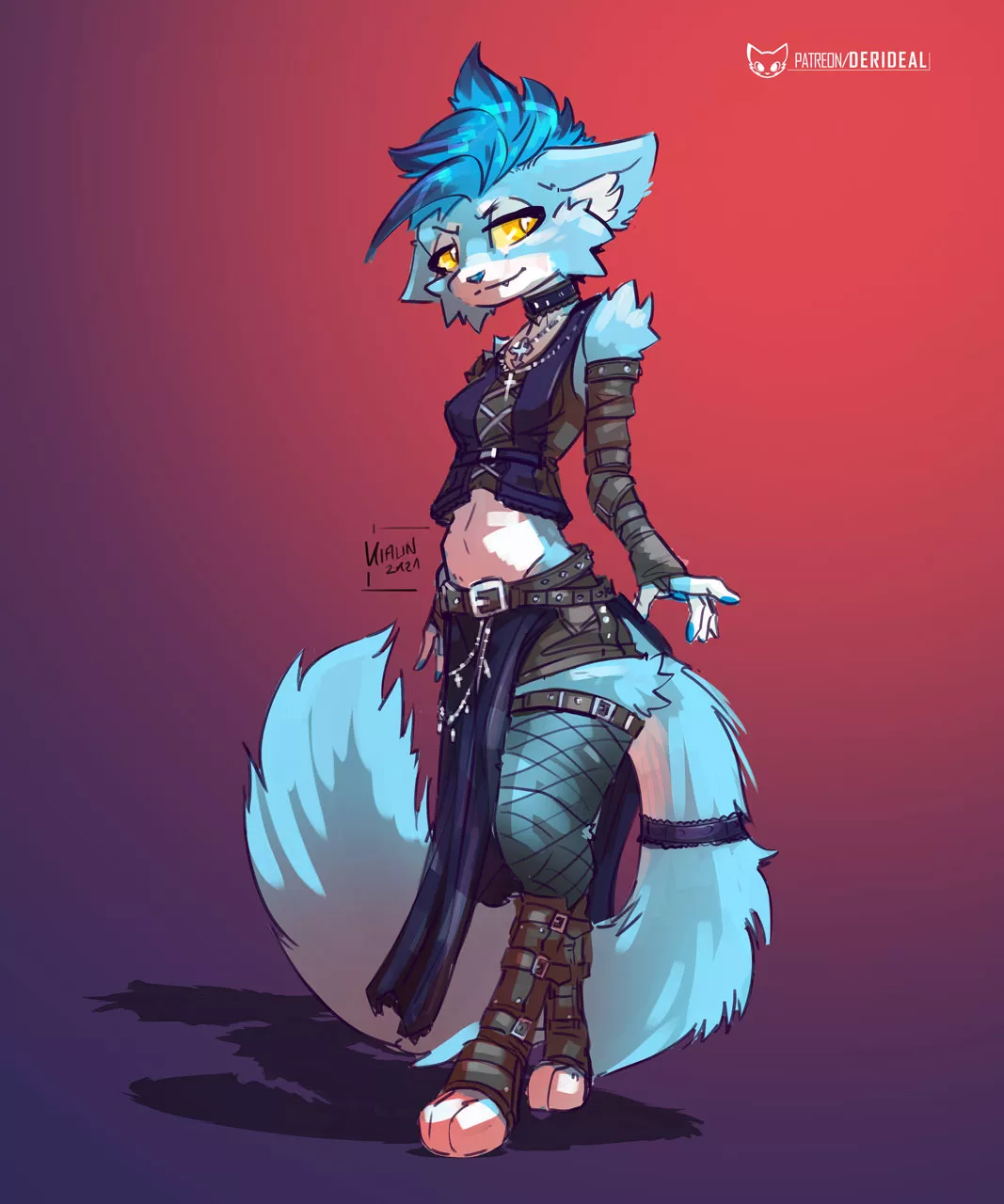 Goth Laura (art by me)