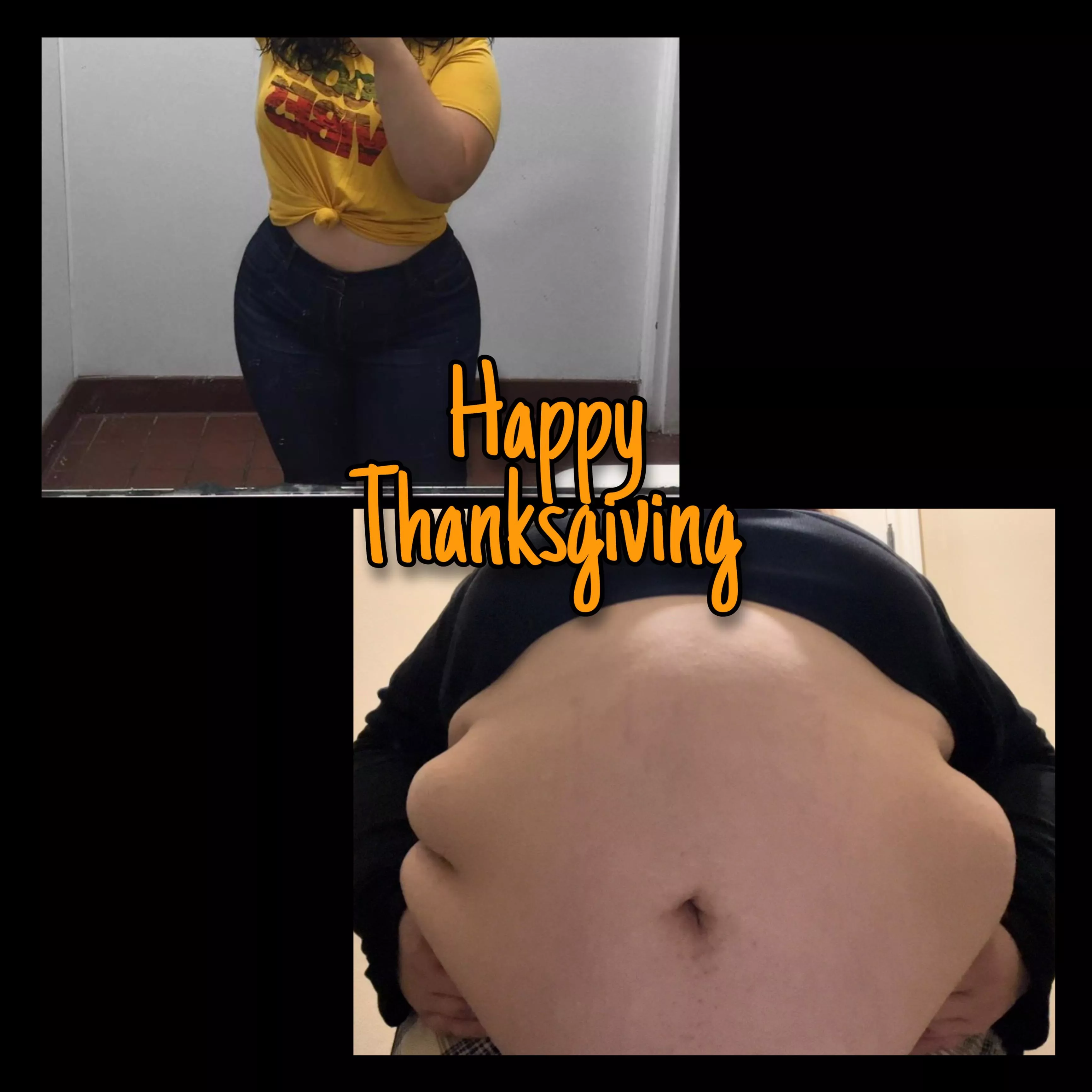 Happy Thanksgiving ! 🦃🥵🐷 I have BLOWN up this year ! I think you can tell what I did all day… 🤤