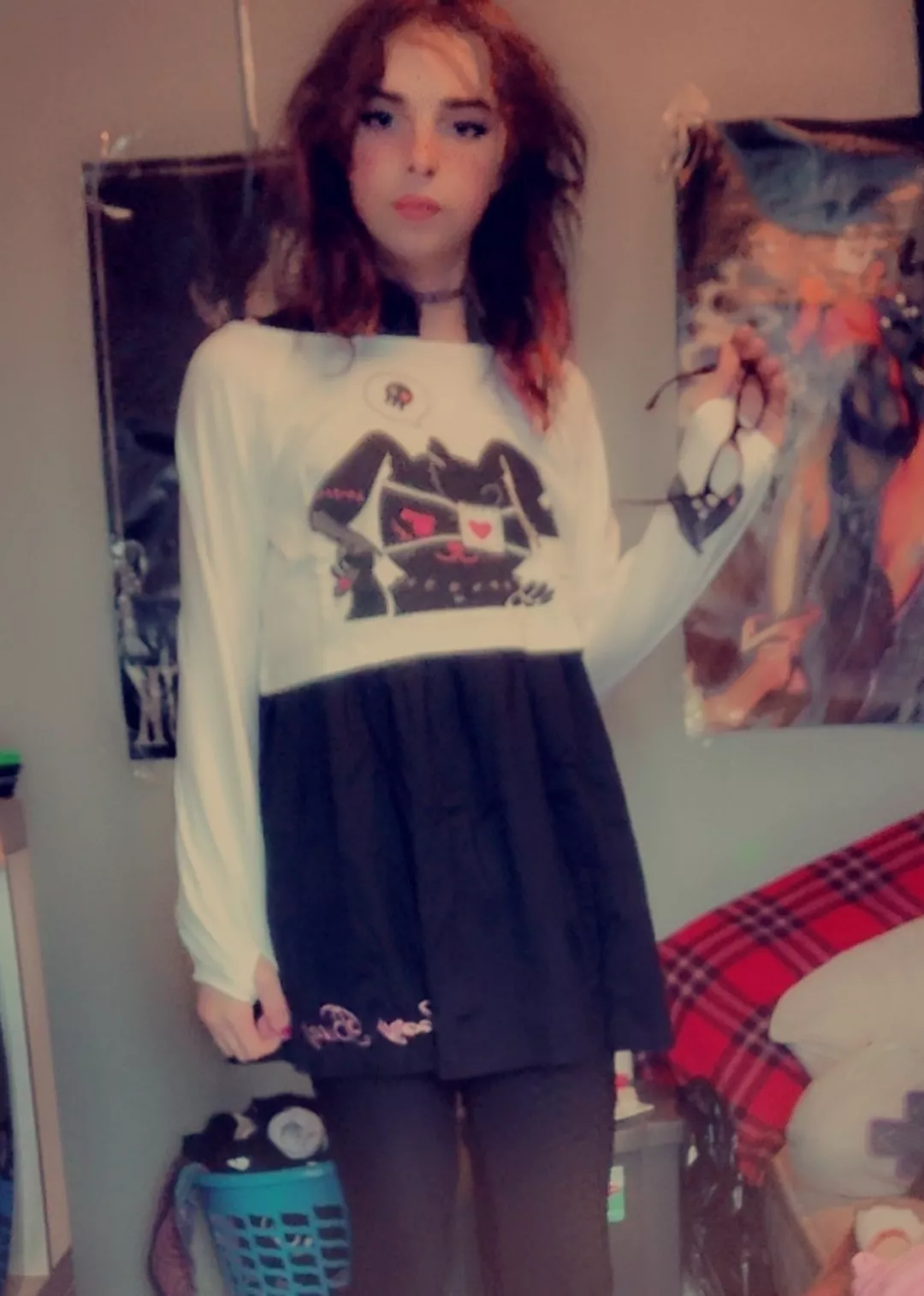 I absolutely love my new outfit I hope you like it too 🖤🖤🖤