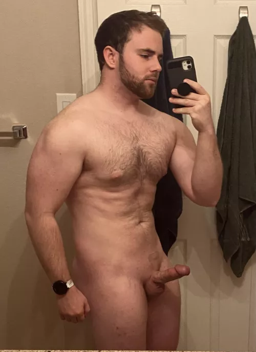 I cut myself shaving. Give it a kiss and I’ll feel better