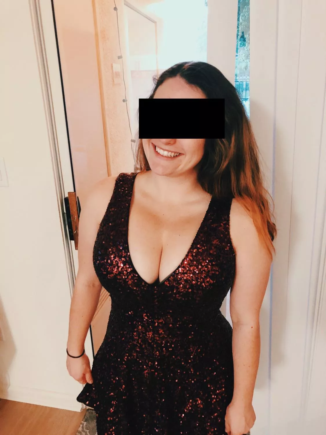 I just thought the dress looked better with no bra