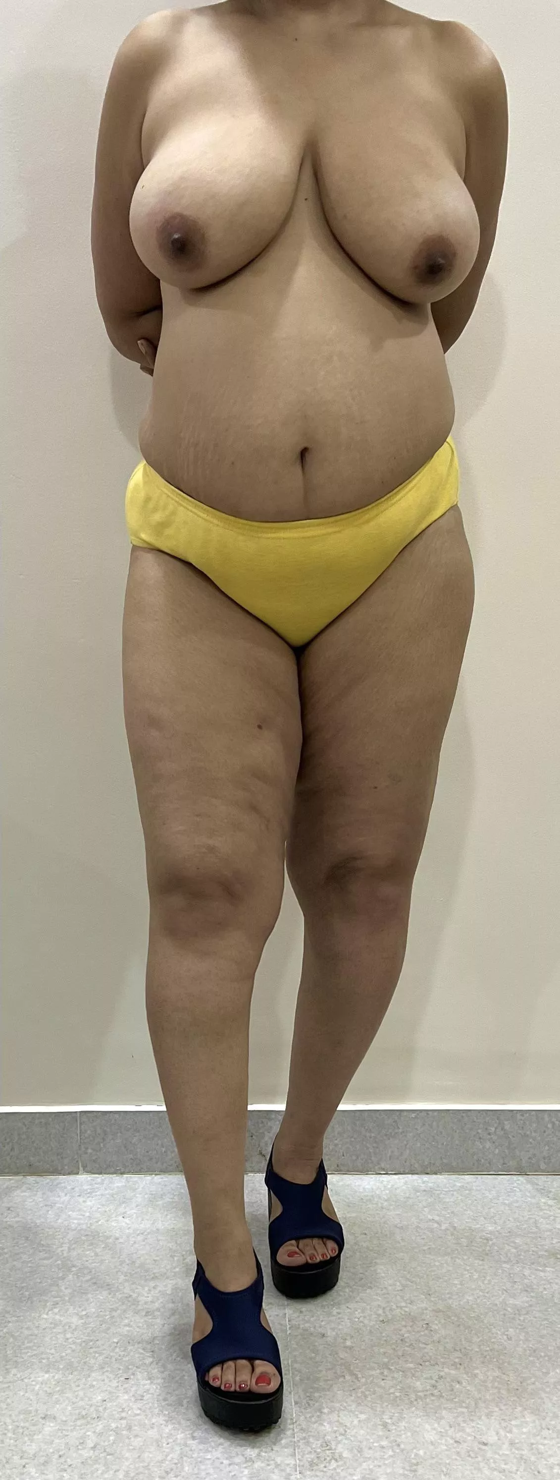 I was planning to go shopping in my heels and underwear. What do you think? 47 (F) OC